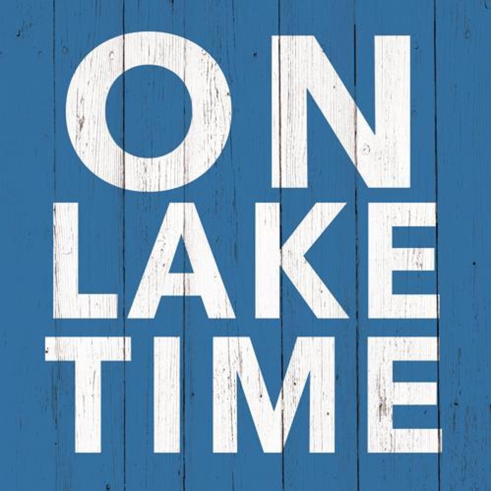 On Lake Time Cocktail Napkins