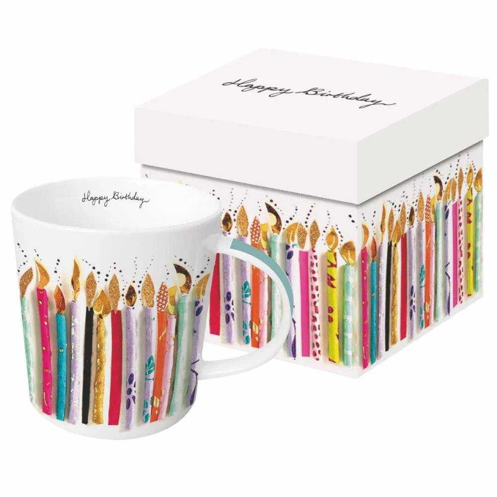 Happy Candles Gift-Boxed Mug - The Savory Pantry