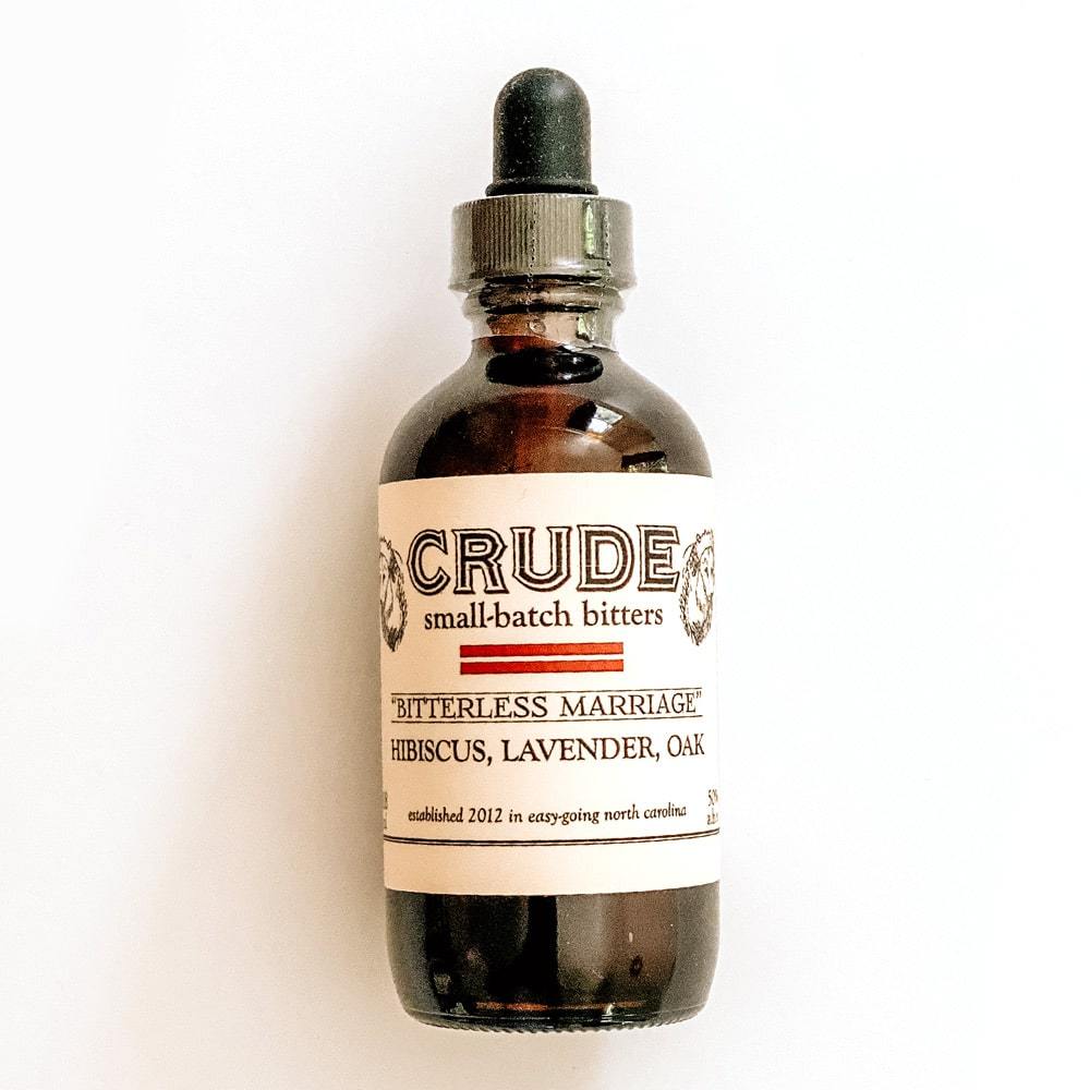 Bitterless Marriage Small-Batch Bitters with Hibiscus, Lavender & Oak