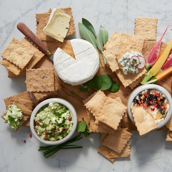 Olive Oil & Sel Gris Organic Sourdough Flatbread Bites - The Savory Pantry