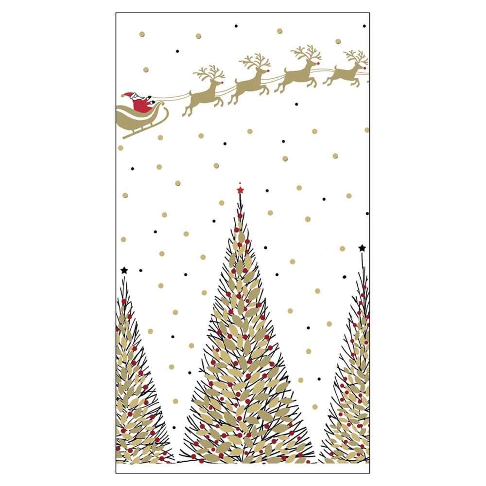 Joyeux Noel Paper Guest Towels / Buffet Napkins