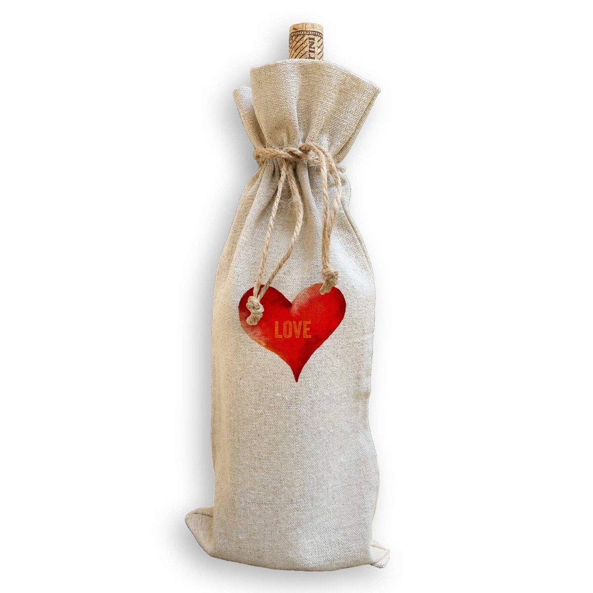 Red Heart Wine Bag - The Savory Pantry