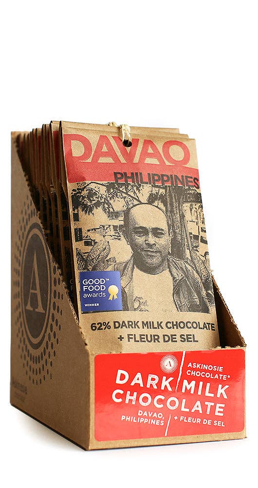 62% Dark Milk Chocolate + Fleur de Sel Bar - The Savory Pantry
