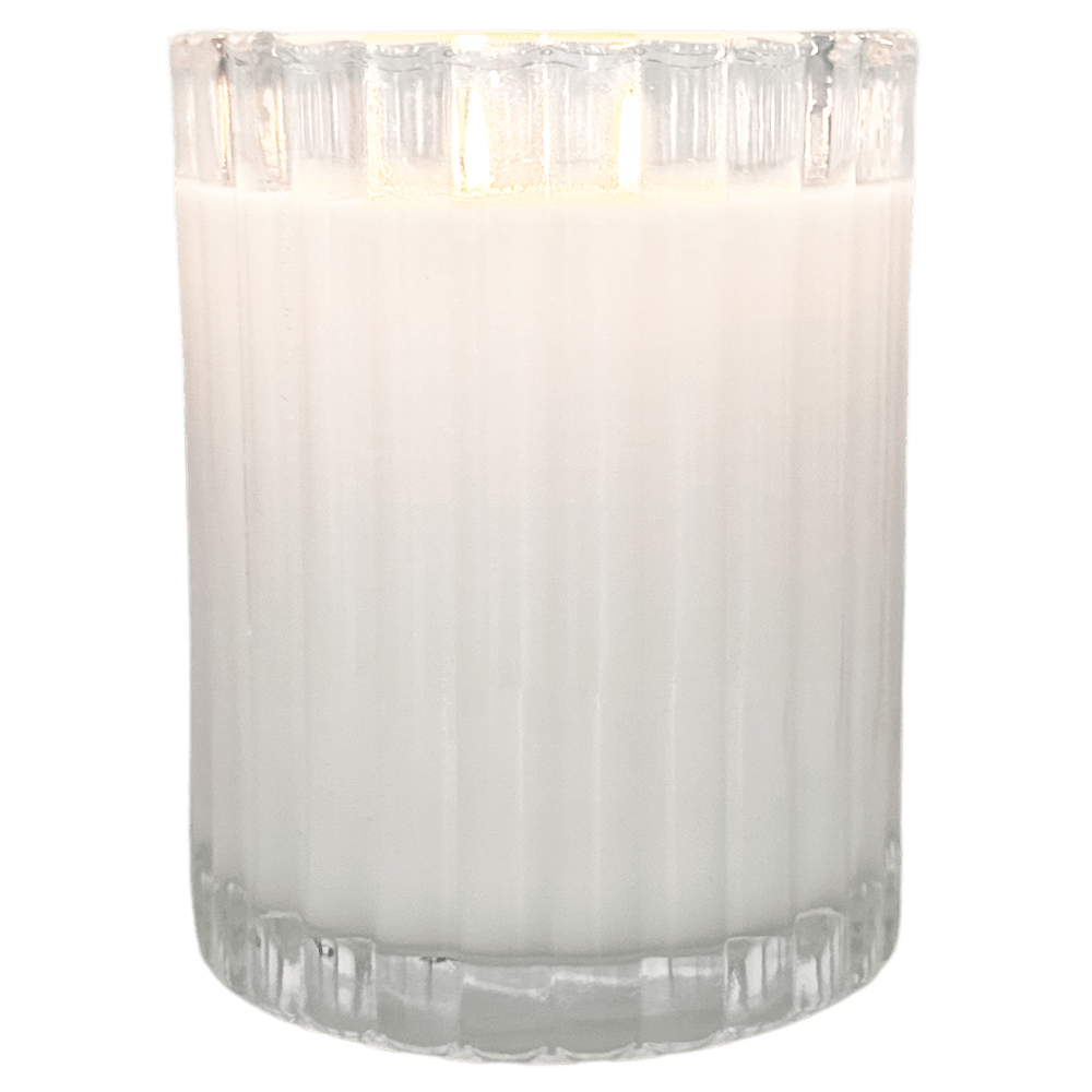 Dwell Bergamot + Mahogany Fluted Coconut Wax Candle - The Savory Pantry
