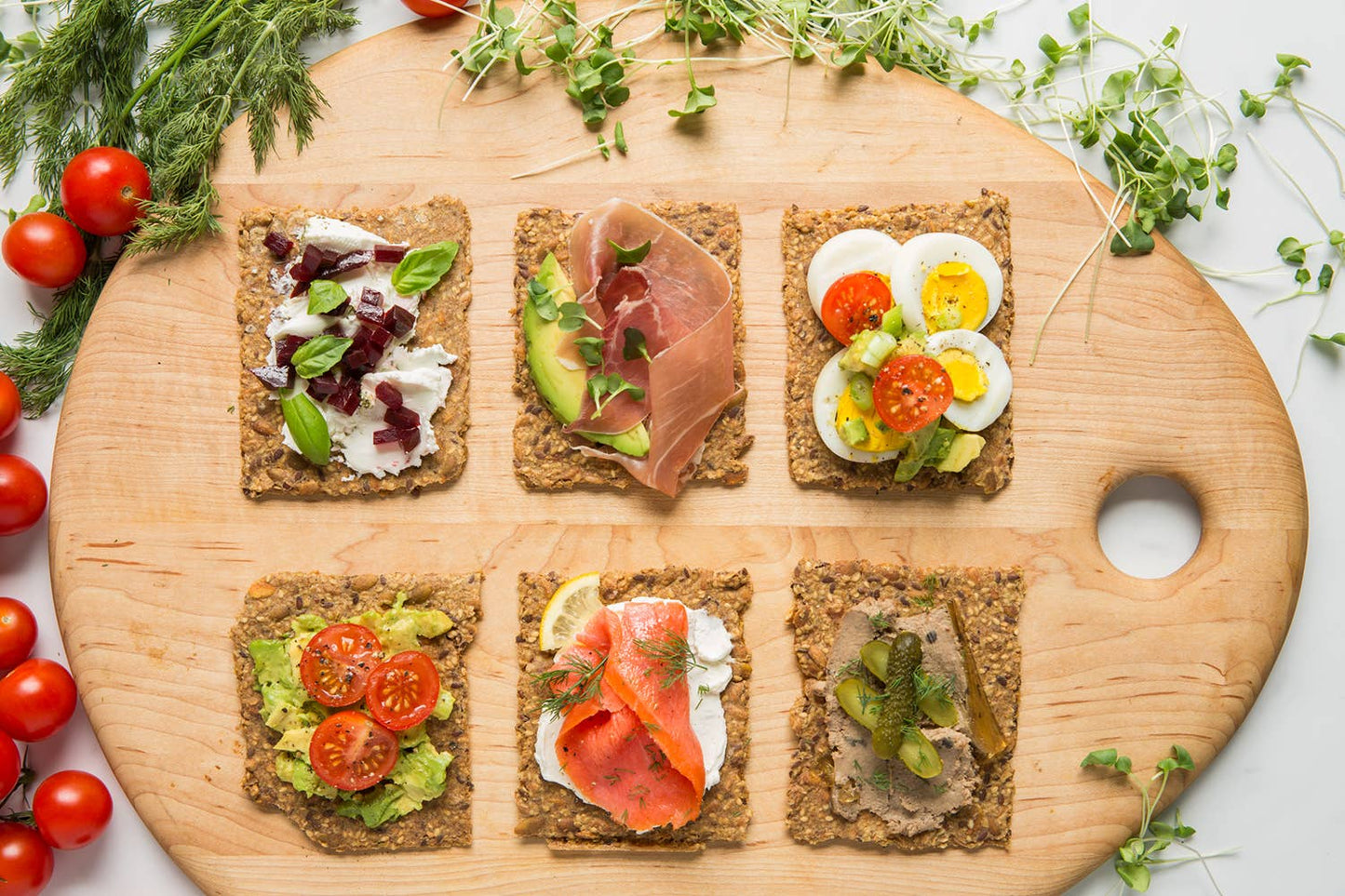 Organic Norwegian Crispbread Gift Tin