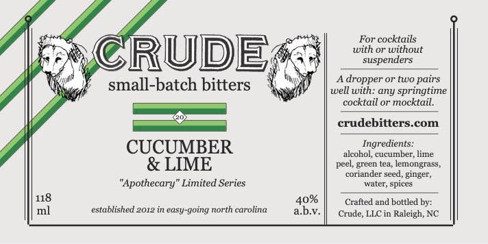 Limited Edition Apothecary 20 Cucumber-Lime Bitters - The Savory Pantry
