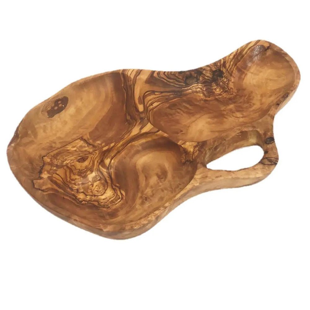 Olive Wood Sectional Appetizer Tray - The Savory Pantry