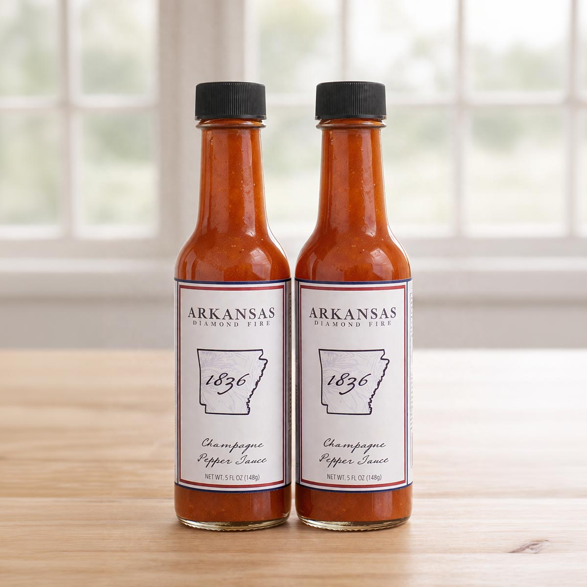 Arkansas Diamond Fire Champagne Pepper Sauce | Pack of 2