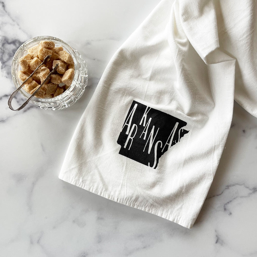 Arkansas Custom Cotton Tea Towel