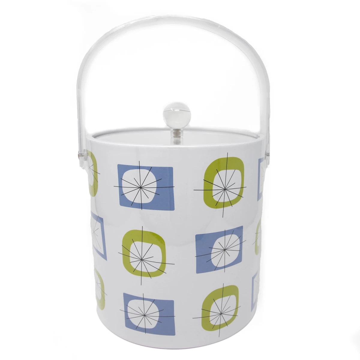 Atomic Blue Acrylic Ice Bucket - The Savory Pantry