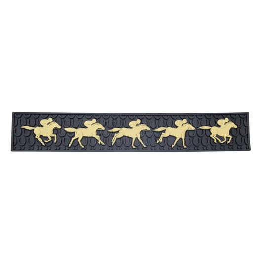 Horse Racing Themed Bar Mat