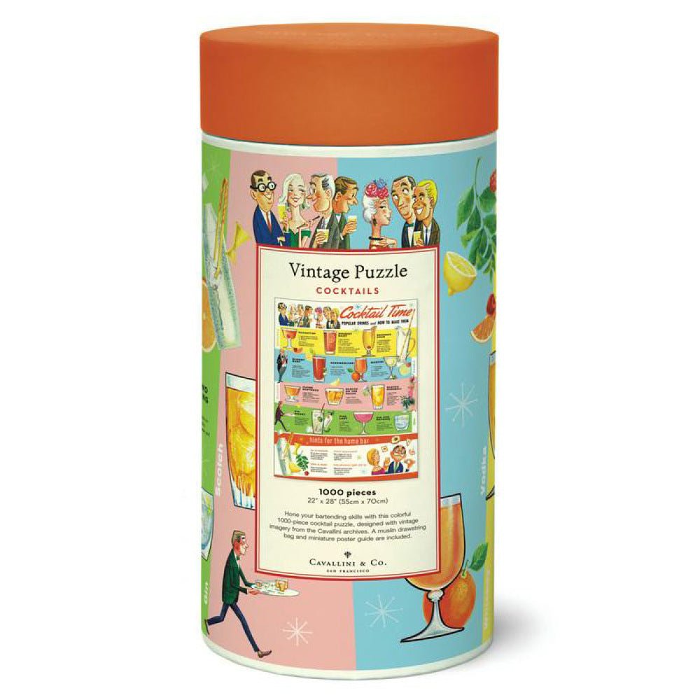Cocktails 1,000 Piece Puzzle - The Savory Pantry