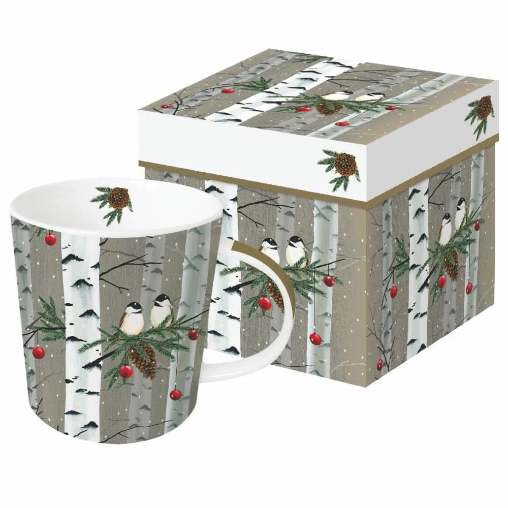Birch & Birds Gift-Boxed Mug - The Savory Pantry