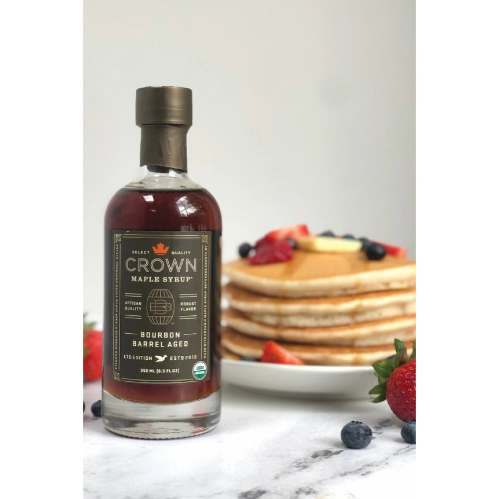 Crown Maple Bourbon Barrel Aged Organic Maple Syrup