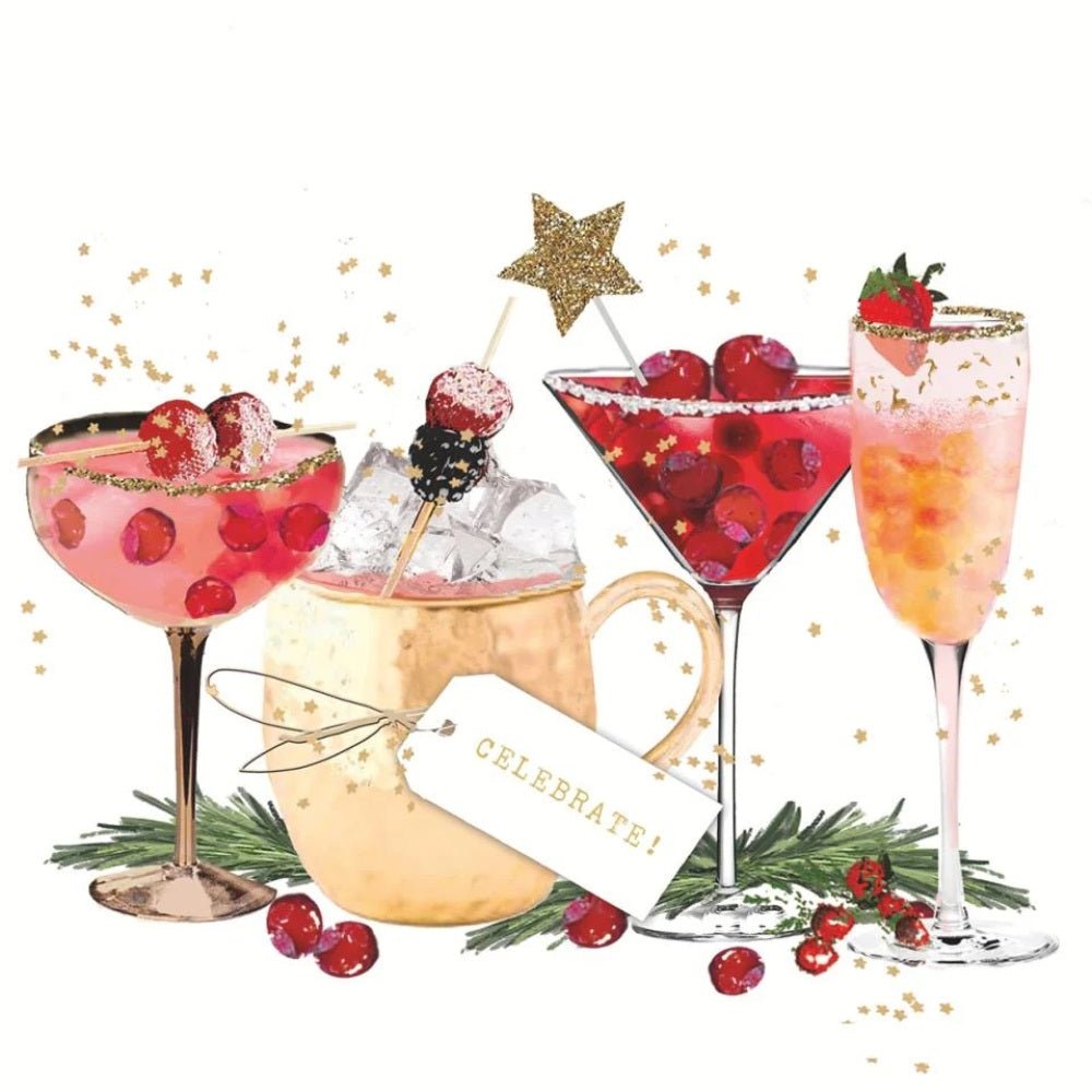 Celebrate Cocktail Napkins - The Savory Pantry