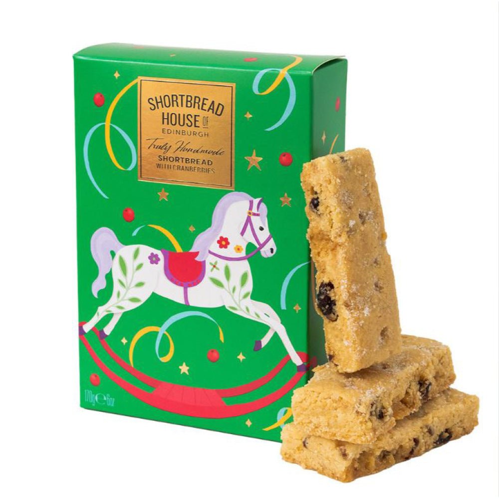 Handmade Scottish Shortbread with Cranberries - The Savory Pantry