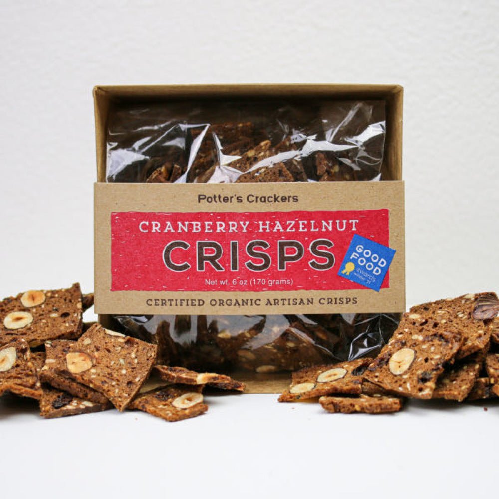 Cranberry Hazelnut Crisps - The Savory Pantry