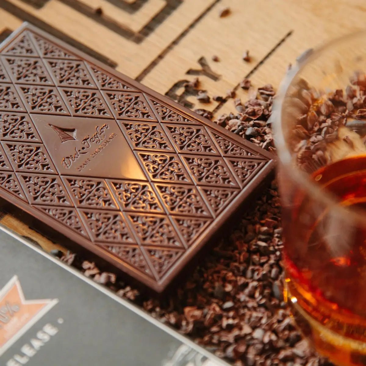 Limited Edition Straight Bourbon Whiskey 70% Dark Chocolate - The Savory Pantry