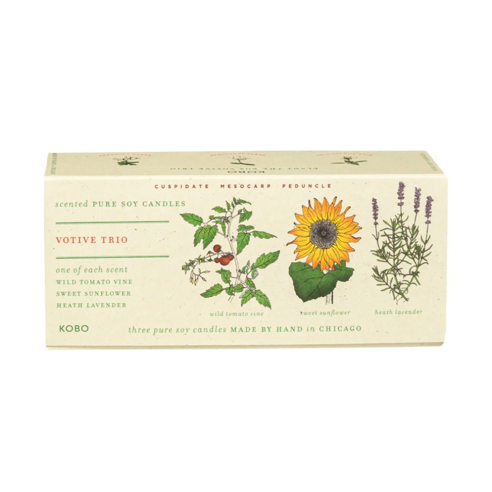Endless Summer Plant the Box Votive Trio - The Savory Pantry
