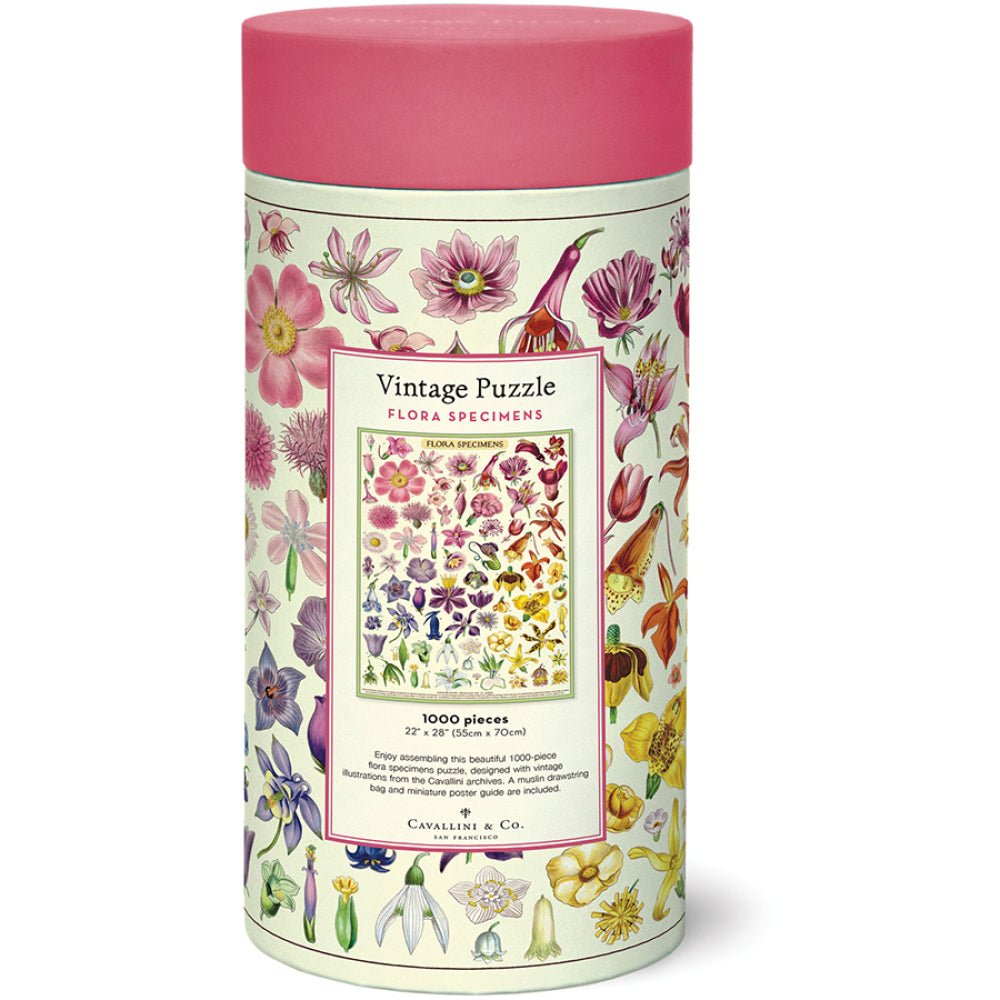 Flora Specimen 1,000 Piece Puzzle - The Savory Pantry