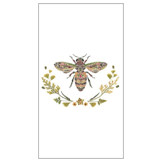 Green Bee Guest Towels/Buffet Napkins