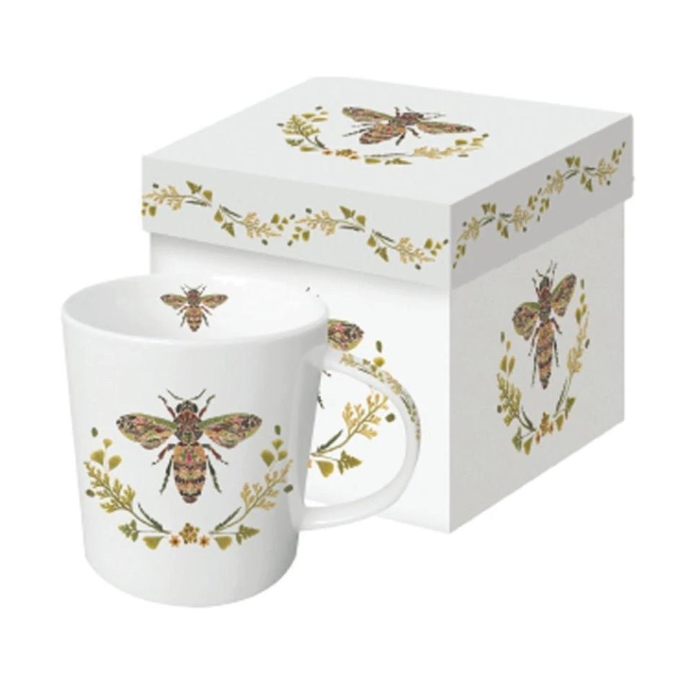 Green Bee Gift-Boxed Mug - The Savory Pantry