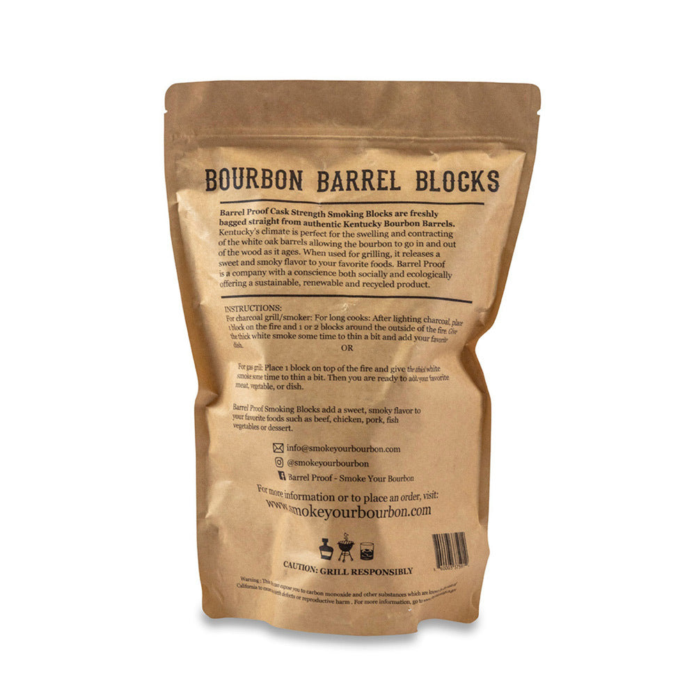 Barrel-Proof Bourbon Barrel Grilling Blocks