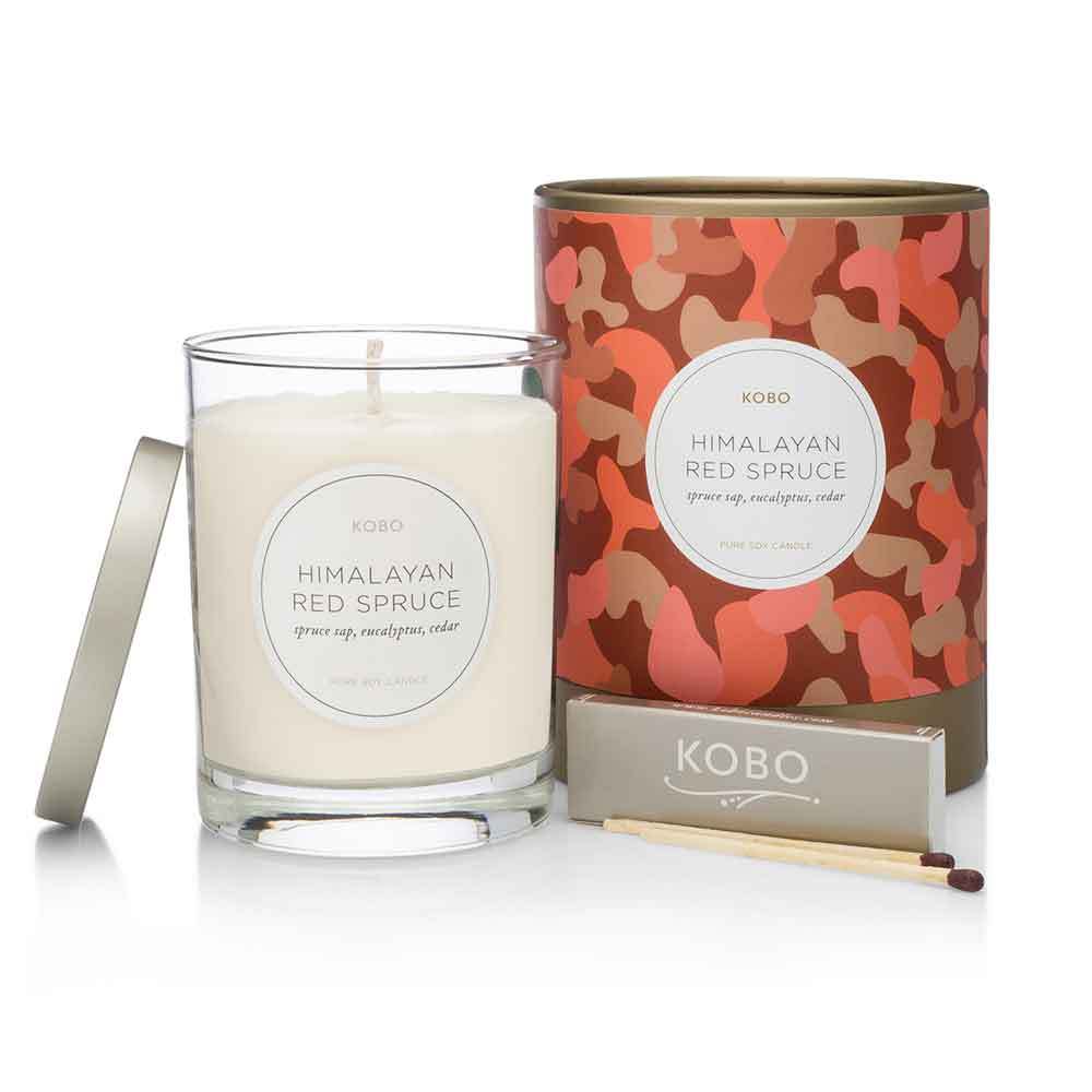 KOBO Himalayan Red Spruce Pure Soy Candle - The Savory Pantry