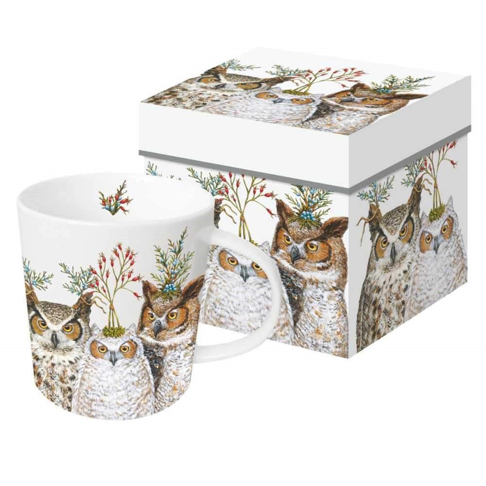 Holiday Hoot Gift-Boxed Mug - The Savory Pantry