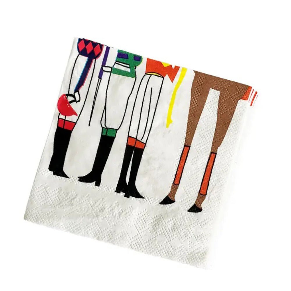 Horse & Jockey Legs Cocktail Napkins - The Savory Pantry
