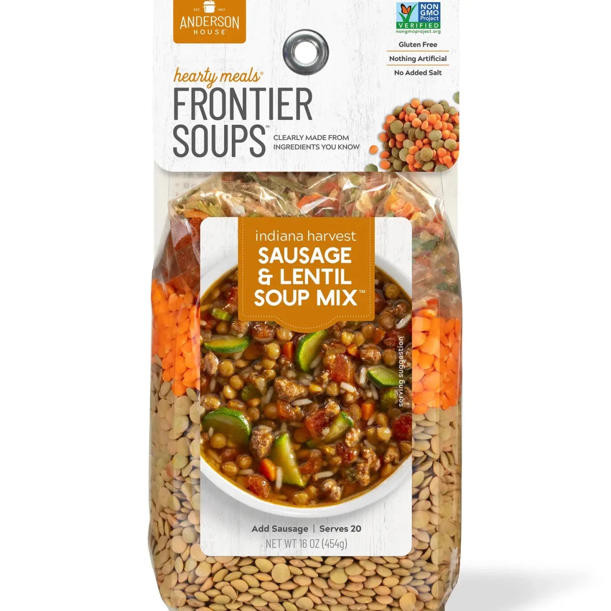 Indiana Harvest Sausage & Lentil Soup Mix - The Savory Pantry