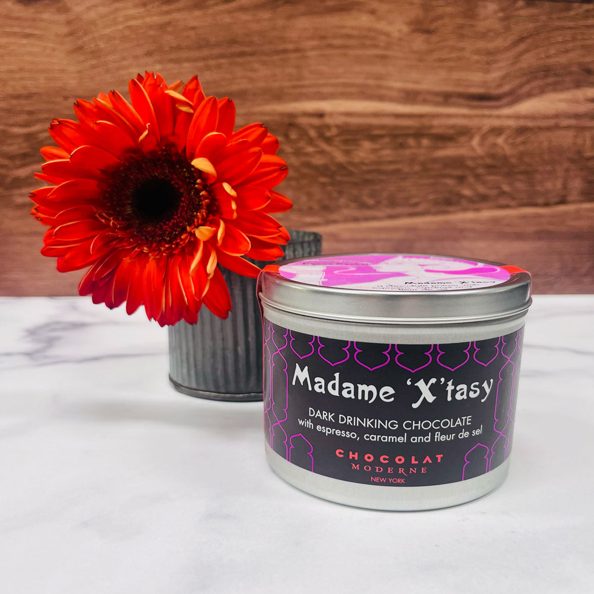 Madame 'X'tasy Drinking Chocolate with Espresso, Caramel & Fleur de Sel