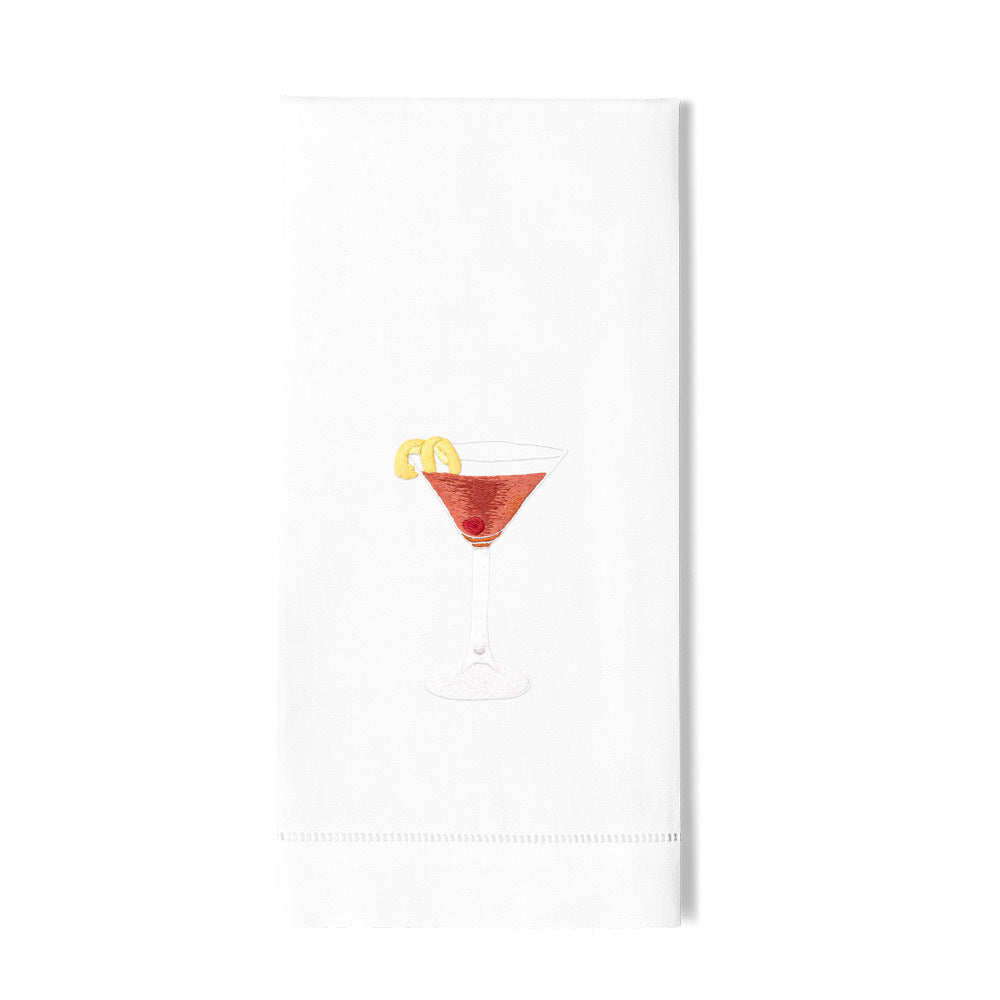 Manhattan Hand Embroidered Bar Towel