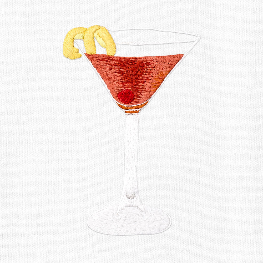 Manhattan Cocktail Hand Towel