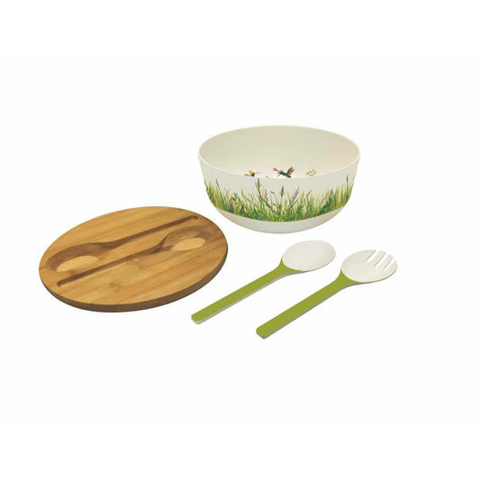 Meadow Buzz Bamboo Salad Set