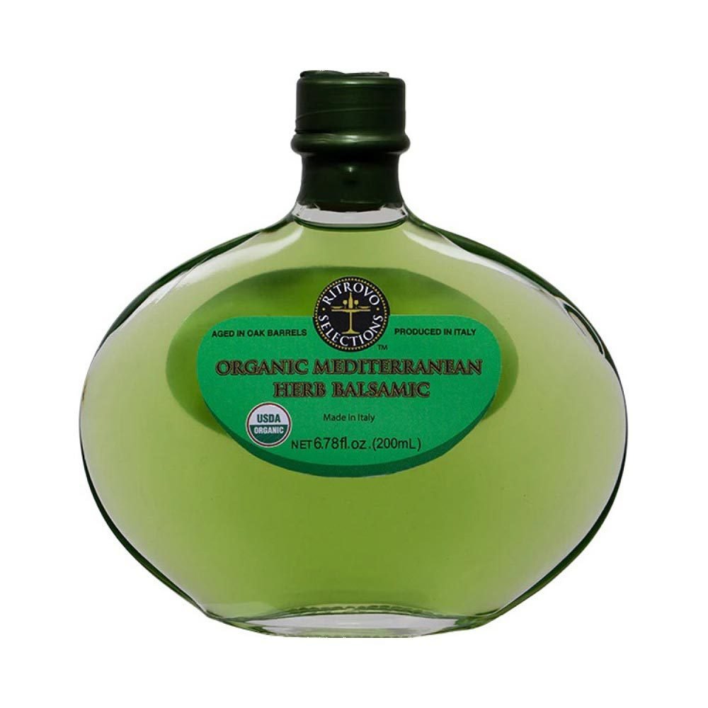 Organic Mediterranean Herb Balsamic Vinegar - The Savory Pantry