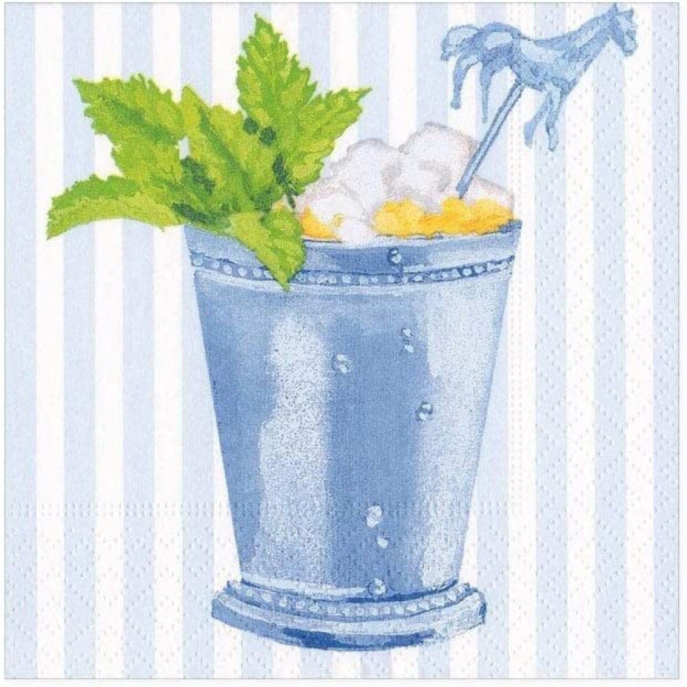 Mint Julep Cocktail Napkins - The Savory Pantry