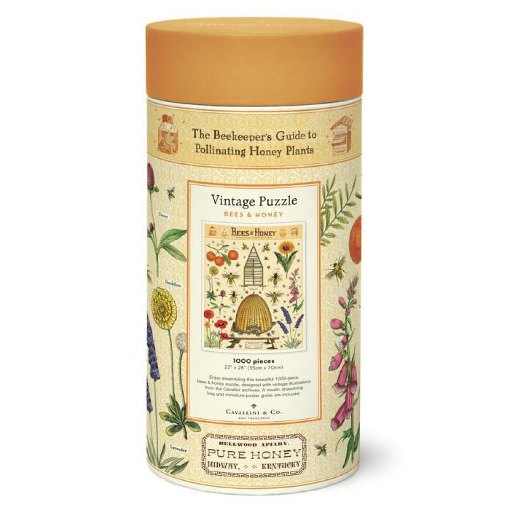 Bees & Honey 1,000 Piece Puzzle - The Savory Pantry