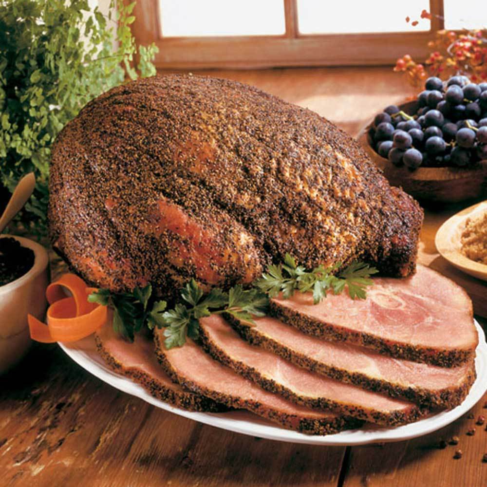 Arkansas Peppered Ham - Whole Bone-In - The Savory Pantry