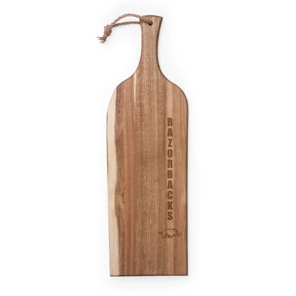 Arkansas Razorbacks Artisan Acacia Charcuterie Board - The Savory Pantry