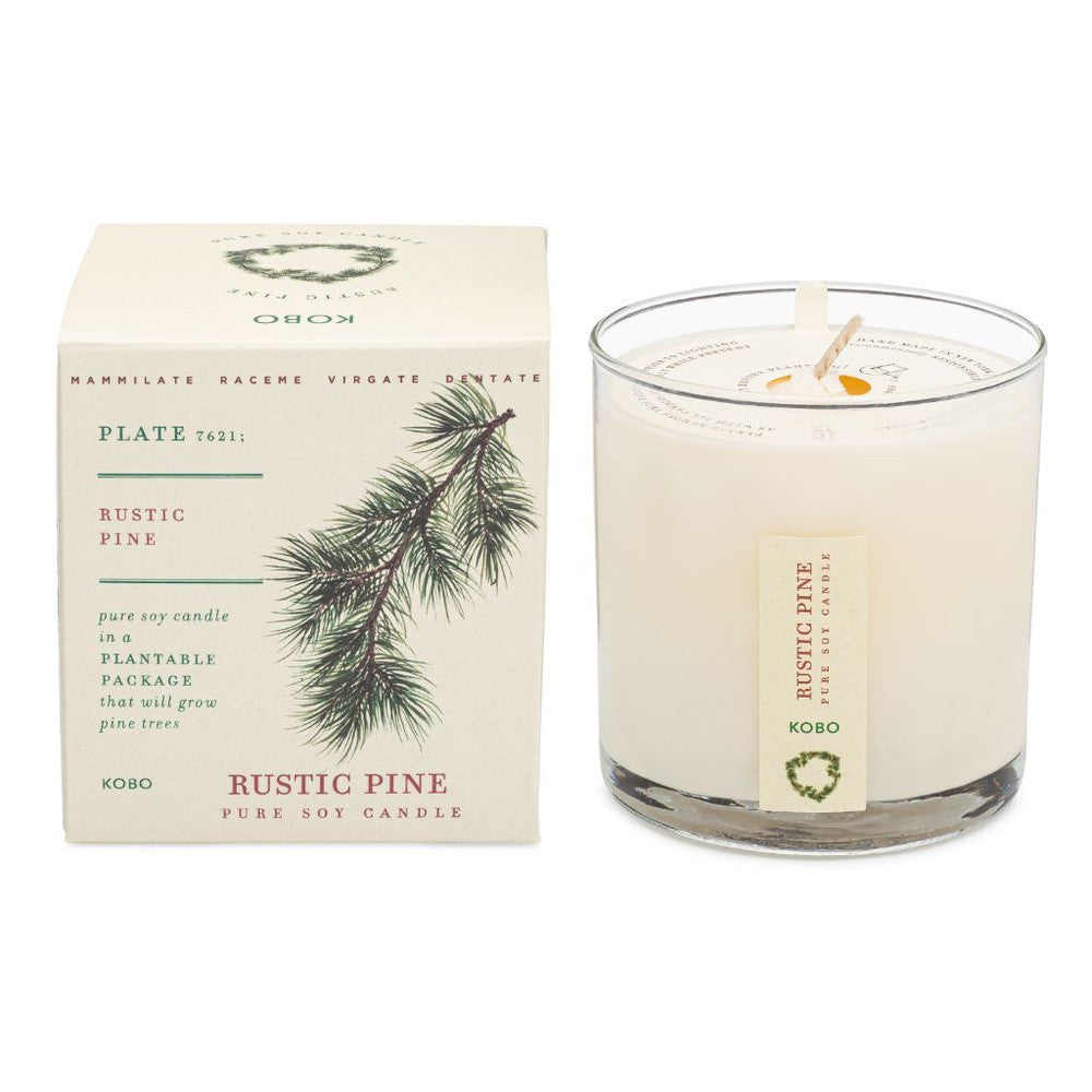 KOBO Rustic Pine Pure Soy Candle