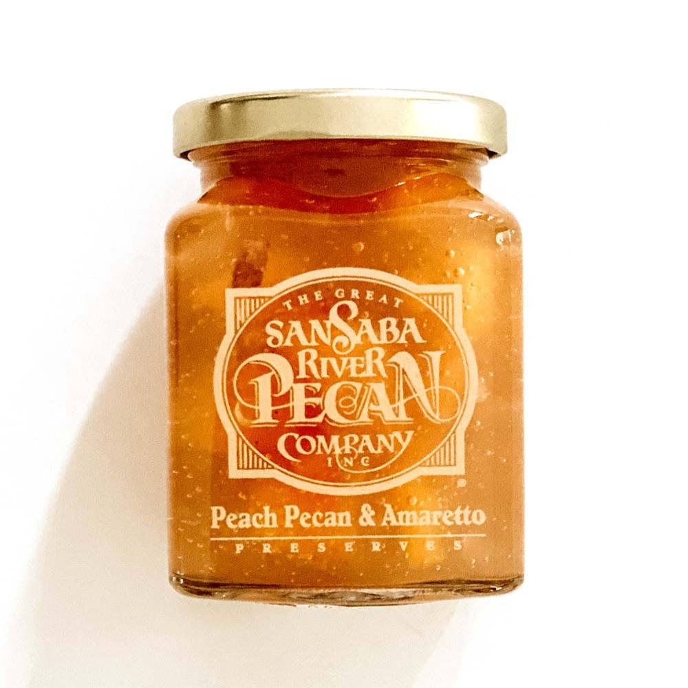 Peach Pecan Amaretto Preserves, 11 oz.