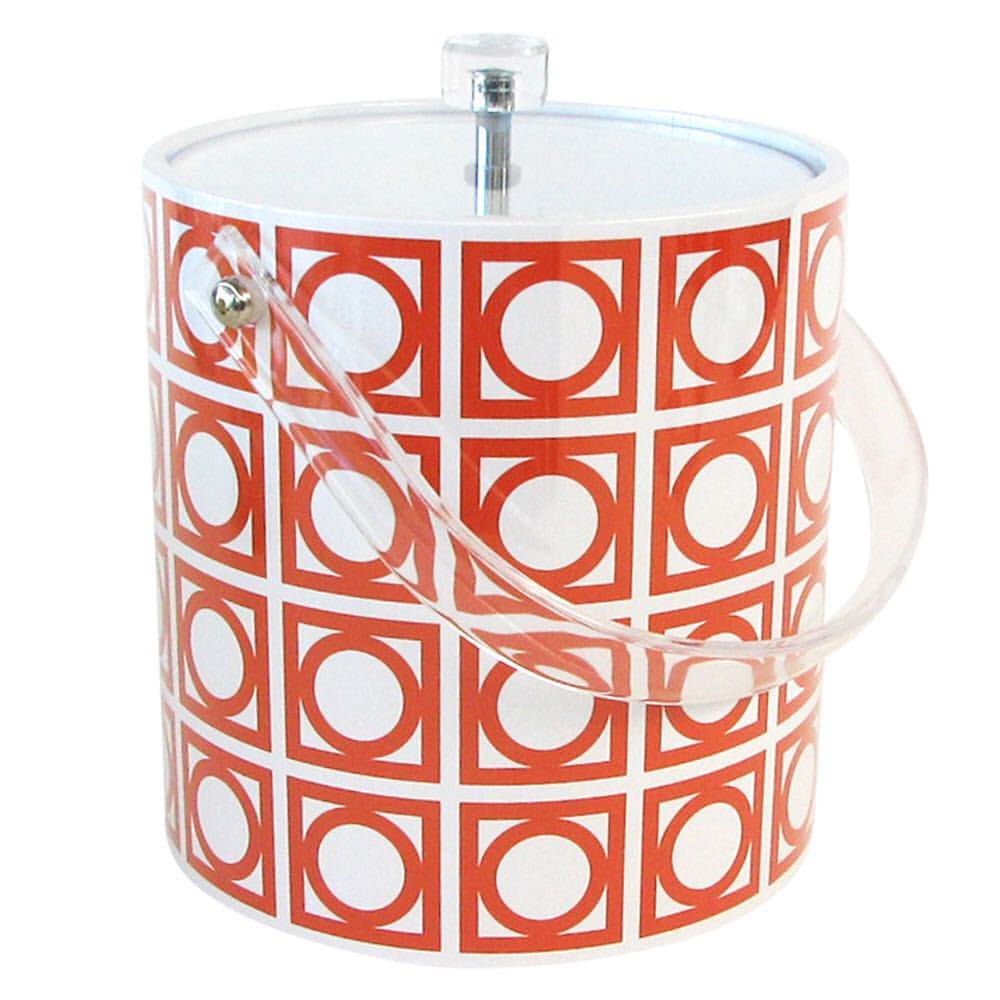 Sunmor Acrylic Ice Bucket | Orange - The Savory Pantry