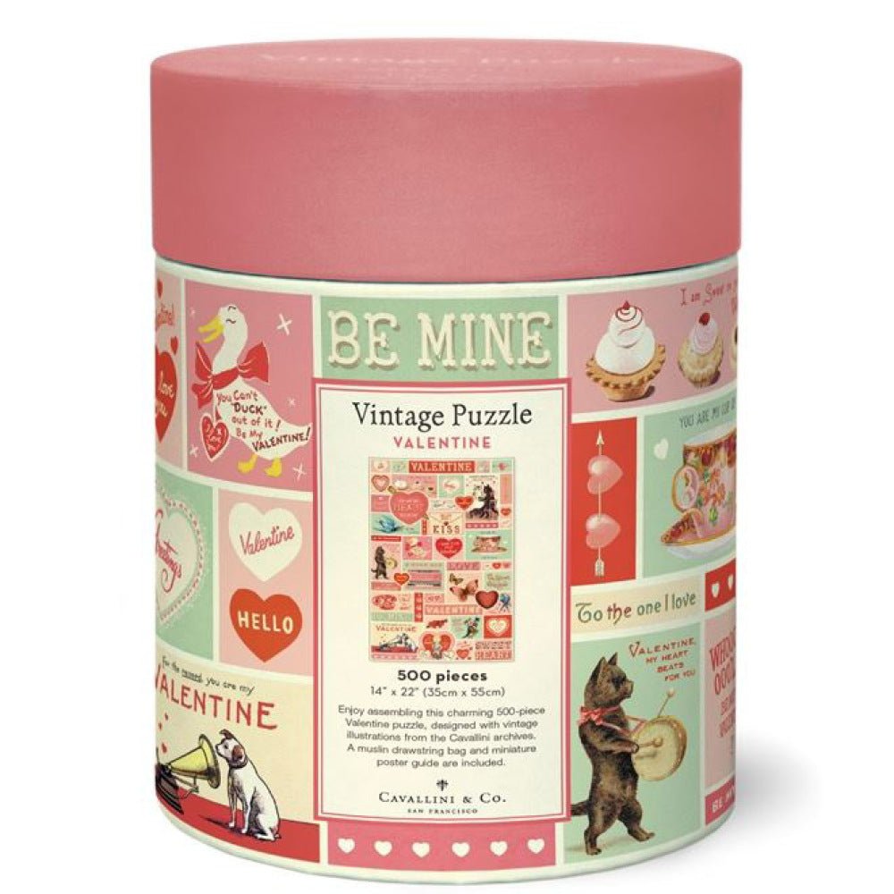 Vintage Valentine 500-Piece Puzzle - The Savory Pantry