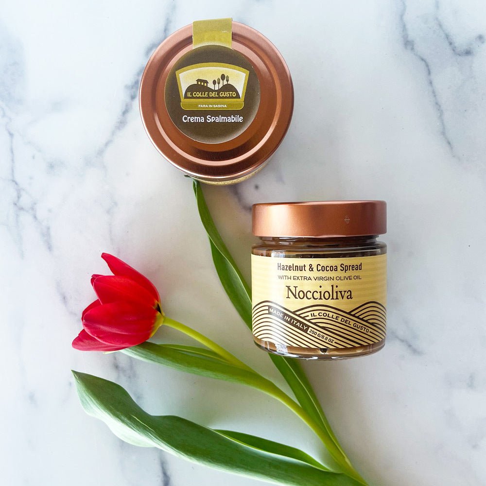 Noccioliva Smooth Hazelnut Chocolate Spread with Extra Virgin Olive Oil - The Savory Pantry