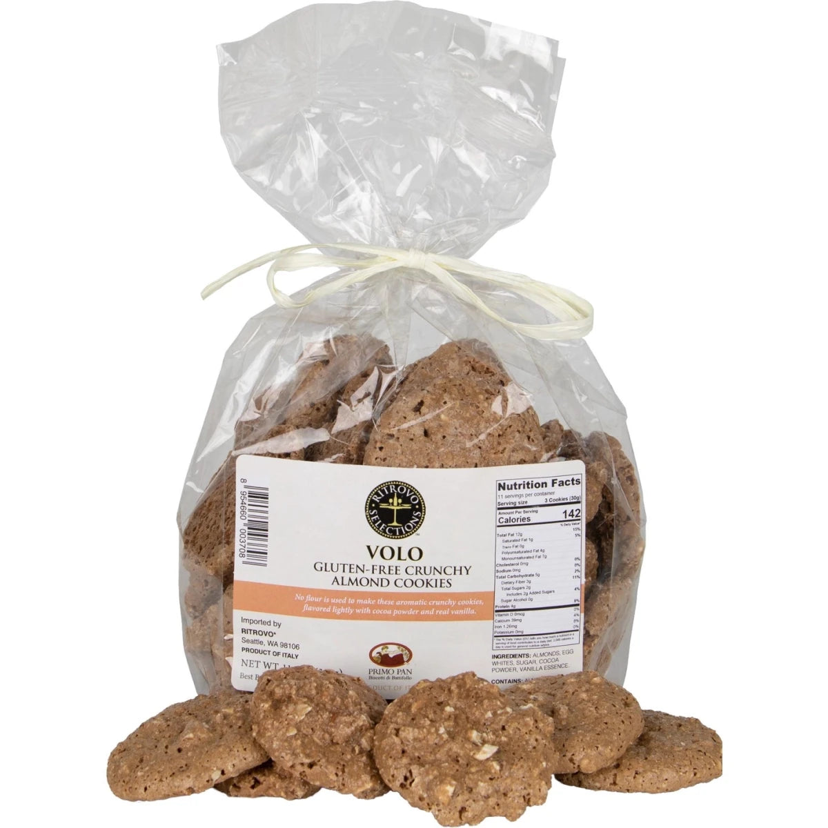 Volo | Dark Chocolate Gluten-Free Almond Cookies - The Savory Pantry