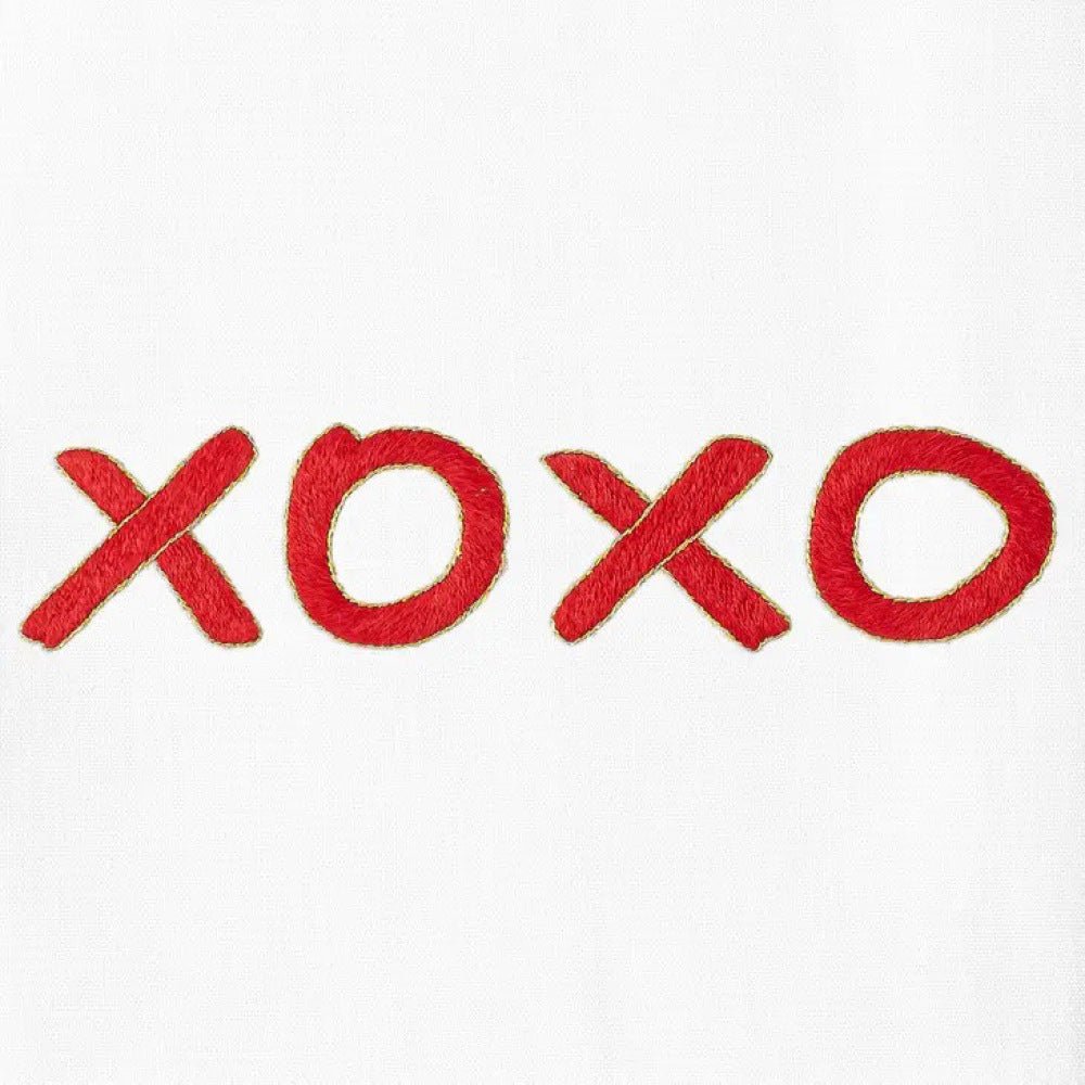 XOXO Embroidered Hand Towel - The Savory Pantry