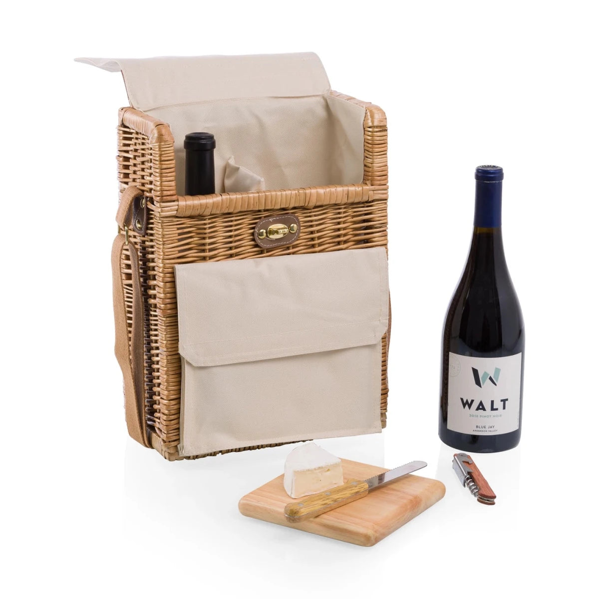 Corsica Wine & Cheese Picnic Basket - The Savory Pantry