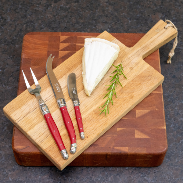 Three Piece Cheese Set | Red