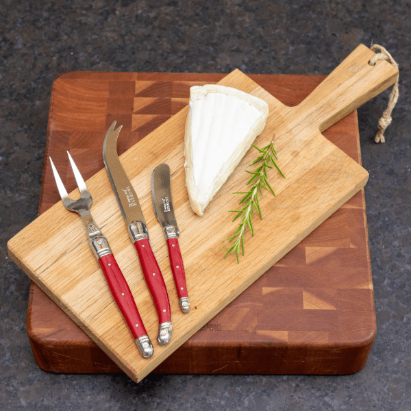 Three Piece Cheese Set | Red - The Savory Pantry